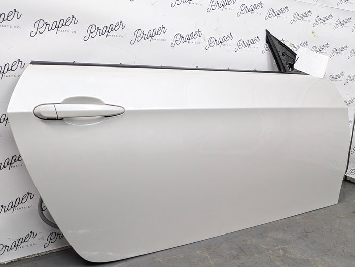 BMW E92 E93 335xi 328xi M3 Passenger Side Door Mineral White 3 (A96)