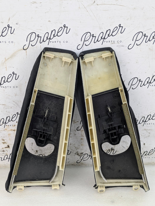 BMW E46 330ci M3 328ci 325ci 323ci Coupe Left/Right B Pillar Set Black 7057296/7057295