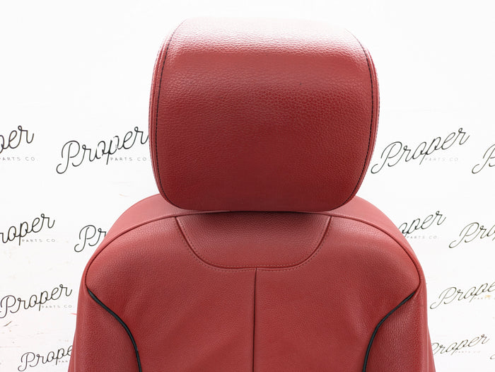 BMW F30 335xi M Sport Complete Red Interior Swap Kit Set Leather Coral Red Door Cards & Seats