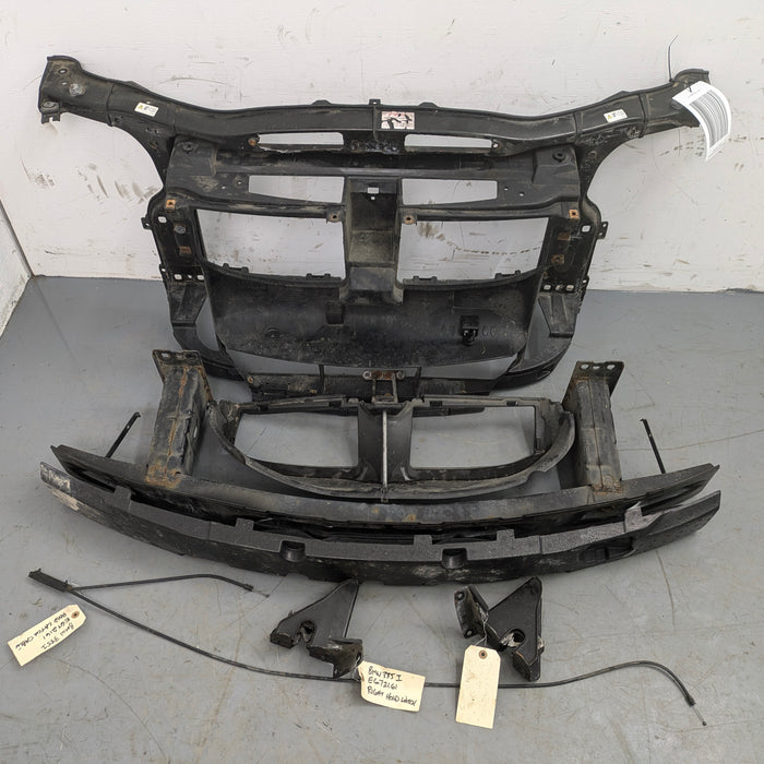 BMW E92 E93 335xi 328xi M Sport Front Radiator Support Impact Bar & Hood Latches 7227969