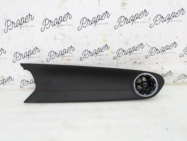 2018 Chevrolet 6th Gen Camaro 2SS Right/Passenger Side Dashboard Trim Panel Black Leather/Red Stitching 84124223/84091802