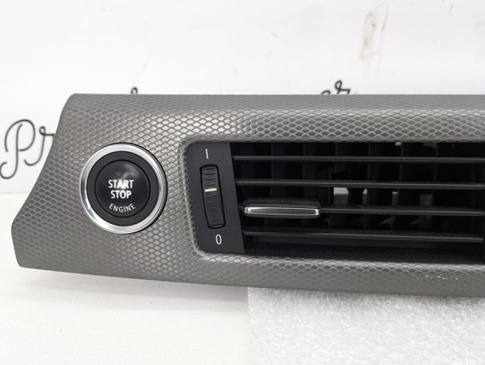 BMW E92 E93 M3 335is Coupe/Convertible Dark Glacier Silver Interior Dash Center Console Trim Set