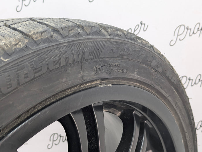 BMW E46 M3 OEM Black Staggered Style 67 Front M-Double Spoke Wheels/Rims Set Of 4 18X8 18x9 2229950/2229960 *Note*