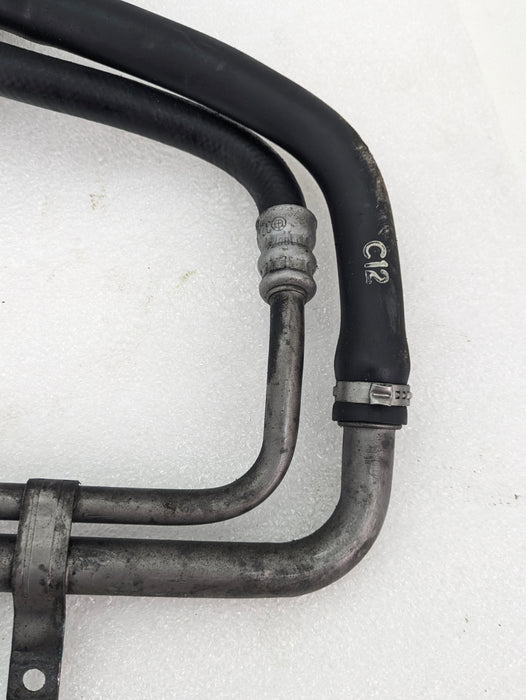 BMW E60 E61 M5/E63 E64 M6 Power Steering Fluid Intake & Cooler Return Lines W/Reservoir 2282816/32412228855