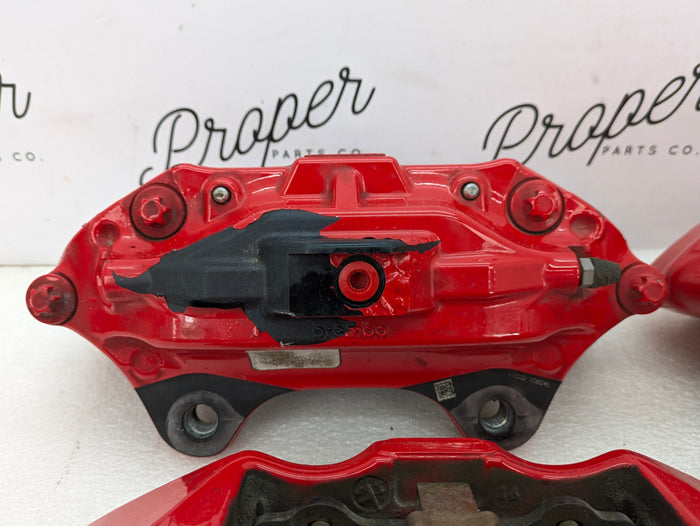 Chevrolet C7 Corvette Stingray Front & Rear Brembo Brake Calipers Set Red 20C79021/20C79022/20B95348/20B95347 *NOTE*