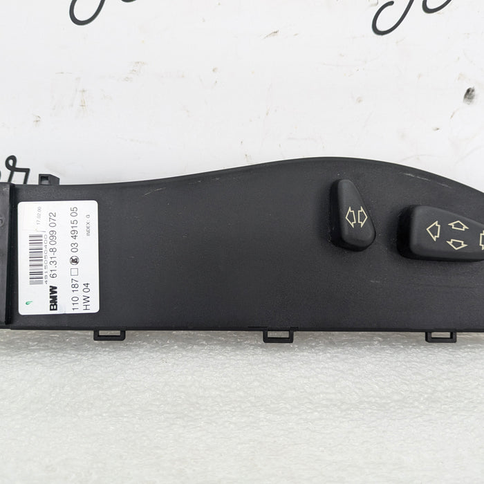 BMW E46 M3 330ci 328ci 325ci 323ci 320i Passenger Right Power Seat Adjustment Control Switch Panel 8099072