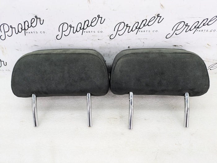 BMW E46 330i 328i 325i 323i ZHP M Sport Sedan Rear Split Folding Seats Complete Set Alcantara Cloth Laser