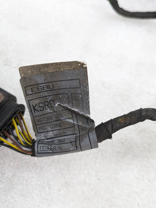 BMW E60 E61 M5 550i 545i 530xi Front Bumper PDC Parking Aid Sensor & Harness 6928361