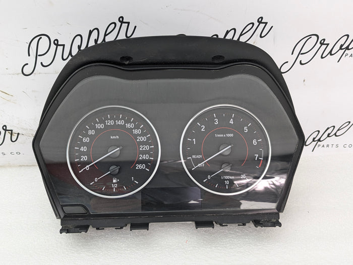 BMW F22 F23 228xi M Sport Instrument Gauge Cluster Speedometer Tachometer KPH 1912952/9295445