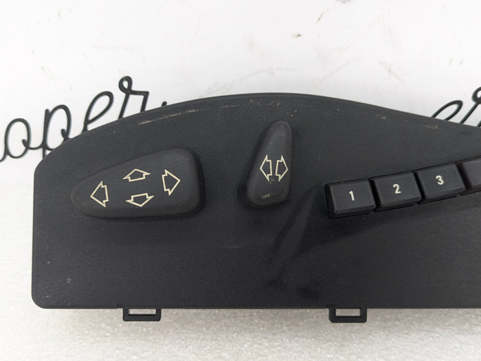 BMW E46 M3 330ci 328ci 325ci 323ci 320i Driver Left Power Seat Adjustment Control Switch Panel 8263133