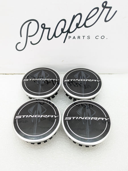 Chevrolet C7 Corvette Stingray Logo/Emblem/Badge Wheel Rim Center Caps Set Of 4 68mm 9595010/19301418