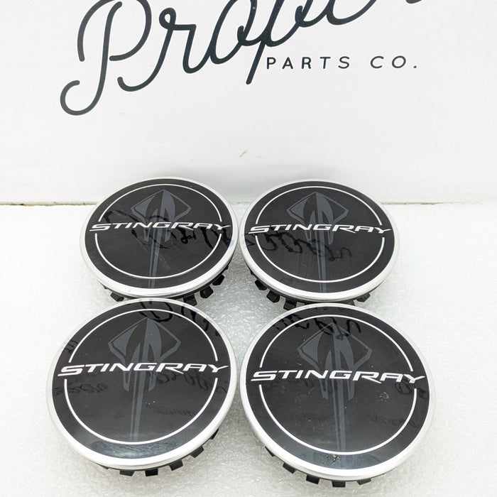 Chevrolet C7 Corvette Stingray Logo/Emblem/Badge Wheel Rim Center Caps Set Of 4 68mm 9595010/19301418