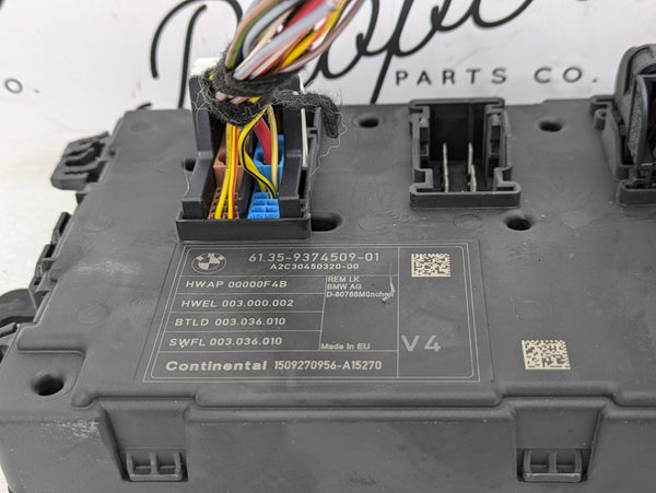BMW F22 F23 228xi M235xi 230xi M240xi Rear Electronic Body Control Module Fuse Box 9374509