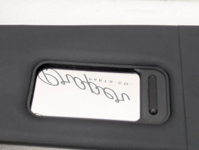 BMW E88 135i 128i E93 335i Left/Driver Side Black Sun Visor 7139449 *NOTE*