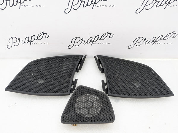 Chevrolet C7 Corvette Stingray Dashboard Audio Speaker Grille Set AMH47944/AMH02577/AMH24167