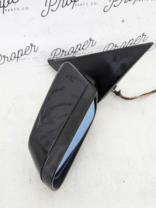 BMW E46 330i 328i 325i 323i Sedan/Wagon Left Side View Wing Mirror Black 51167153087