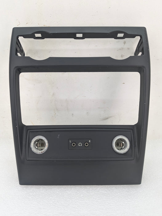 BMW E70 X5 M Center Console Rear Cover Trim & Headphone Jack Port 4915771