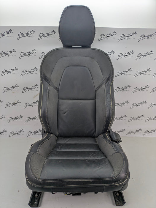 2021 Volvo V60 T6 R-Design Front Left/Driver Side Black Leather Heated Seat *DAMAGED*