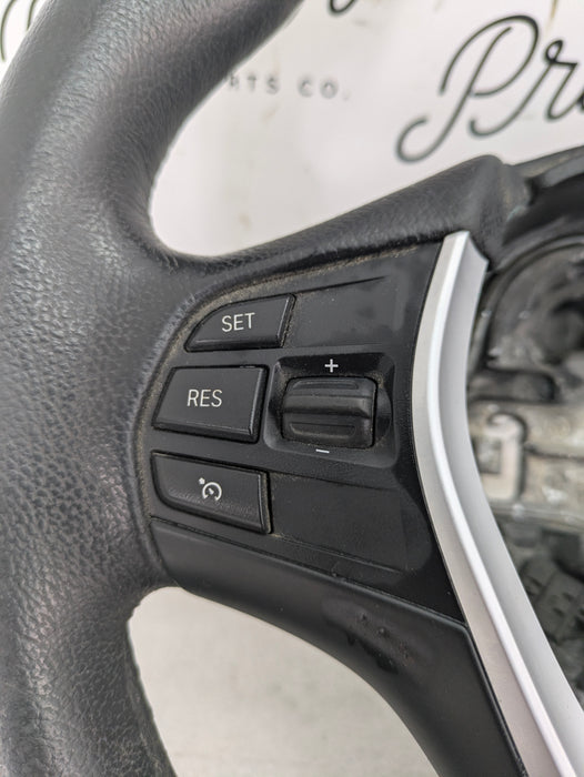 BMW F30 F31 F32 F33 F34 F36 3 & 4 Series Leather Heated Multi Function Sport Steering Wheel 32306854757