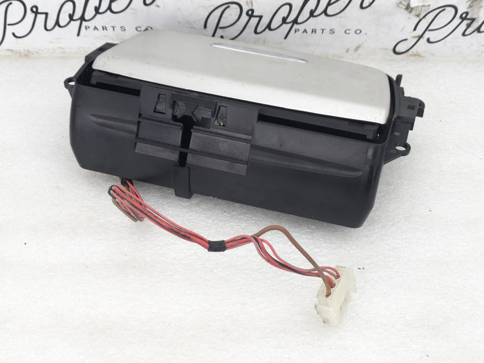 BMW E9X 3 Series Brushed Aluminum Center Console Ashtray & 12V Plug 51167078571/51167129555
