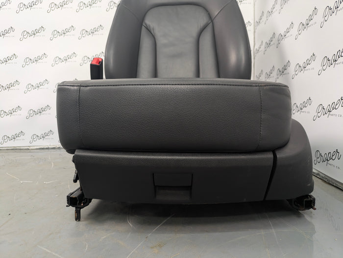 2018 Audi 8U Q3 Front Black Leather Seats Set Left Right Complete