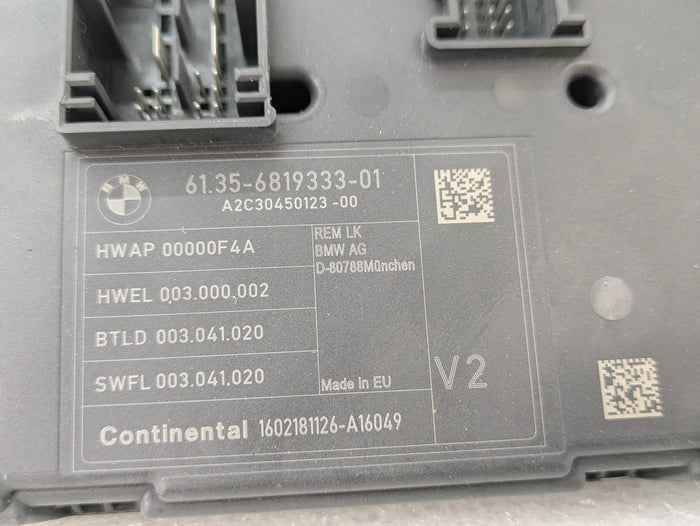 BMW F36 435xi Rear Trunk Electronic Body Control Module/BCM/REM 6819333