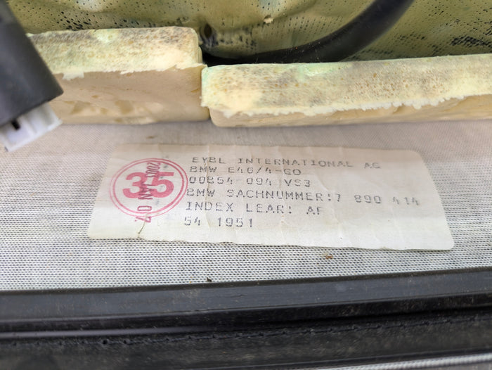 BMW E46 330i 328i 325i 323i Sedan Wagon Front Sport Seat Bottom Cushion Alcantara *Damage*