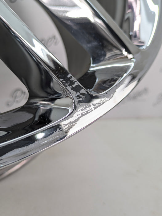 Chevrolet C7 Corvette Stingray Rear Rim Wheel Chrome Split 5-Spoke 20