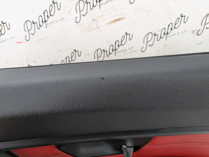 BMW F30 335xi M Sport Complete Red Interior Swap Kit Set Leather Coral Red Door Cards & Seats