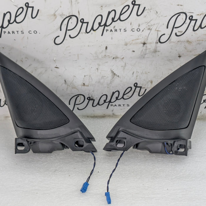 BMW G22 G23 430ix M440ix Left/Right Door Hifi Audio Tweeter & Trim Set Pair 65132622544