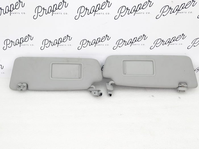 2018 Audi 8U Q3 Sun Visor Set Left Right Pair Light Grey 8K0857552/8K0857551