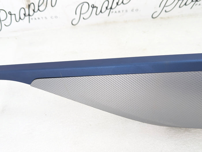 BMW F32 F33 435xi 428xi 440xi 430xi M Sport Aluminum Hexagon & Blue Interior Trim Set