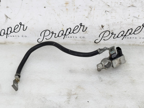 BMW E60 E61 530xi 525xi 545i 550i Rear Negative Ground Battery Cable IBS Sensor 7603567