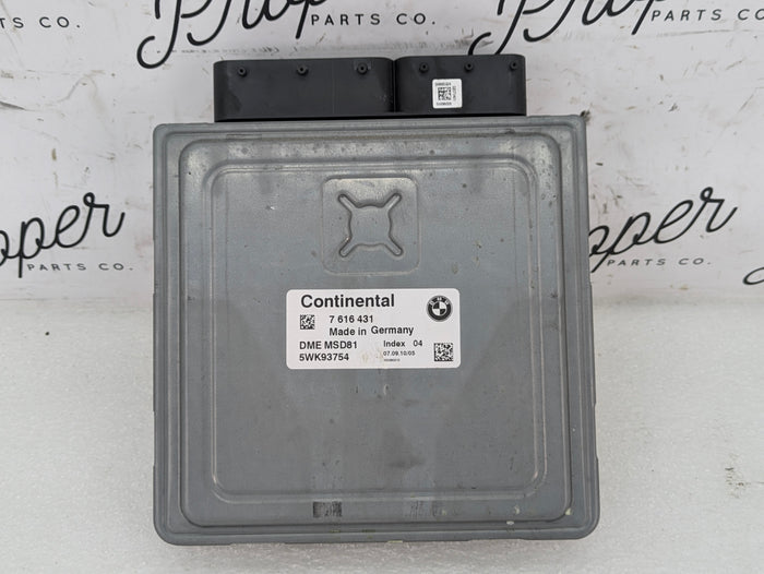 BMW E82 E88 E90 E91 E92 E93 335IS N54 ECU DME Engine Computer Module MSD81 7616431