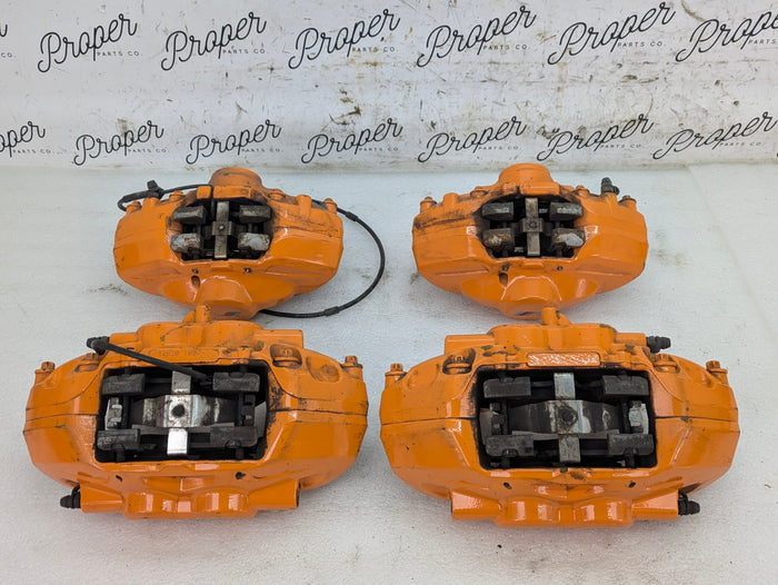 BMW F30 F31 F32 F33 F36 340 440 435 335 M sport Orange Brembo Brake Caliper Set Front & Rear