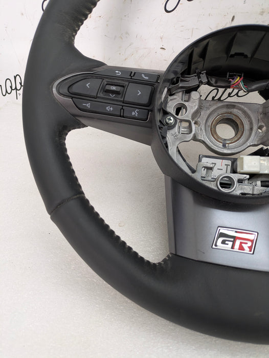 Toyota GZEA14 GR Corolla Manual Transmission Heated Leather Steering Wheel W/Buttons