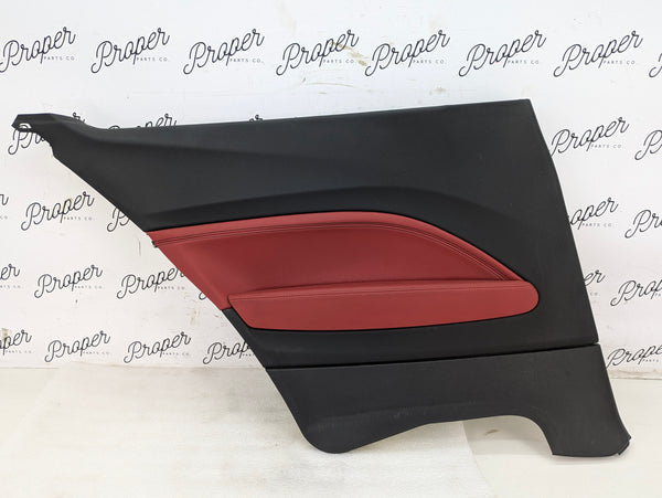 BMW F22 228xi M235xi 230xi M240xi Left/Driver Side Rear Coral Red Interior Door Panel Card 7311483