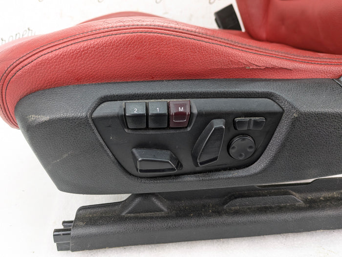 BMW F30 335xi M Sport Complete Red Interior Swap Kit Set Leather Coral Red Door Cards & Seats