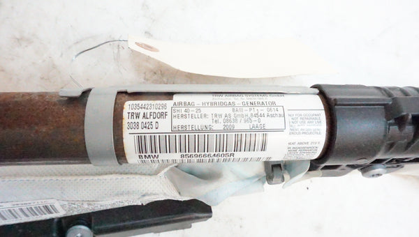 BMW E90 M3 335i 330i 328i 325i 323i Right/Passenger Side Curtain Airbag 72126966646