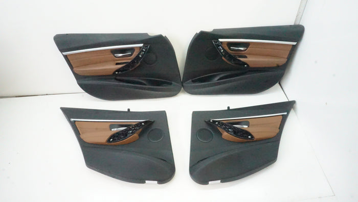 BMW F30/F31 3 SERIES SADDLE BROWN INTERIOR DOOR PANELS (SET)