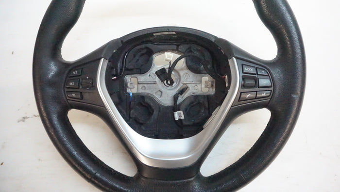 BMW F3X LCI HEATED SPORT STEERING WHEEL W/O PADDLES 32309864176