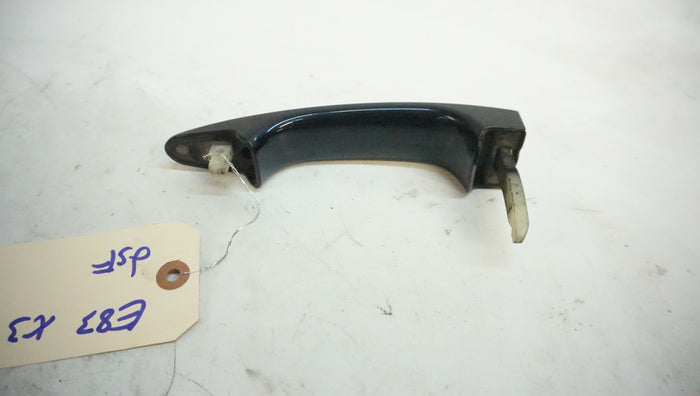 BMW E83 X3 LEFT FRONT DOOR HANDLE Monaco Blue Metallic (A35)