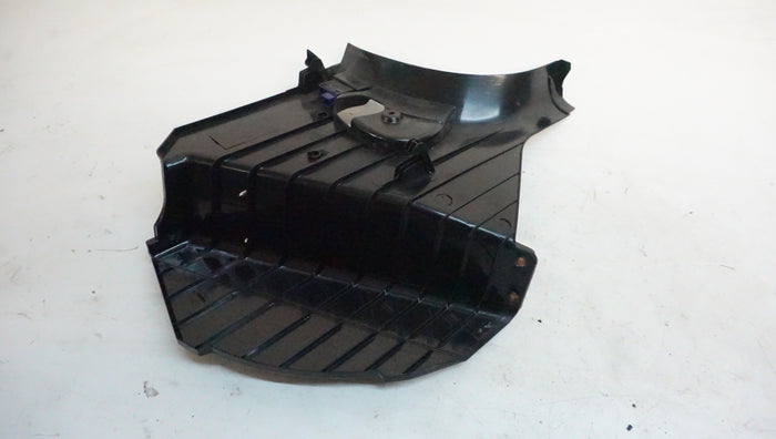 BMW E46 SEDAN DEAD PEDAL W/ AFTERMARKET ALUMINUM PLATE 8220009