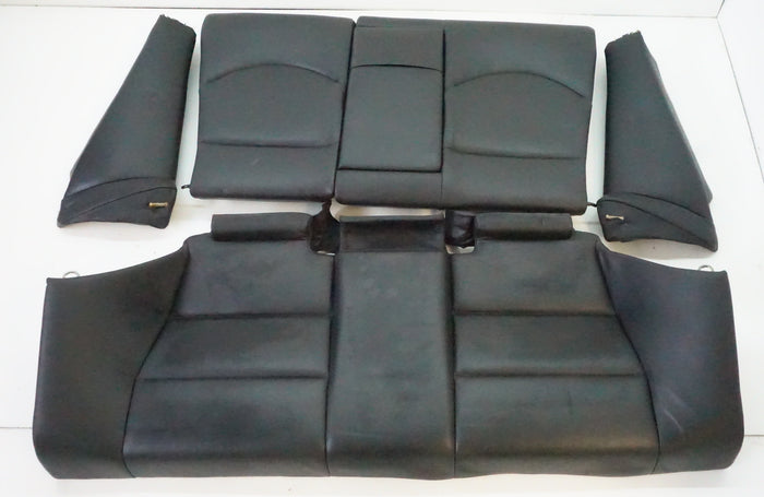 BMW E46 M3 REAR BLACK NAPPA LEATHER INTERIOR