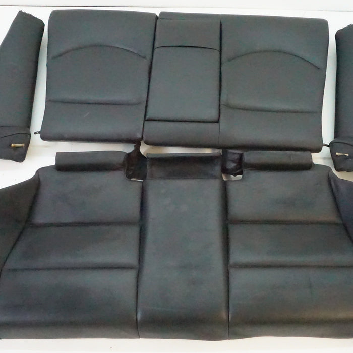 BMW E46 M3 REAR BLACK NAPPA LEATHER INTERIOR