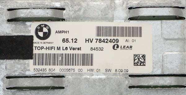 BMW E9X INDIVIDUAL AUDIO/TOP HIFI AMPLIFIER 65127842409