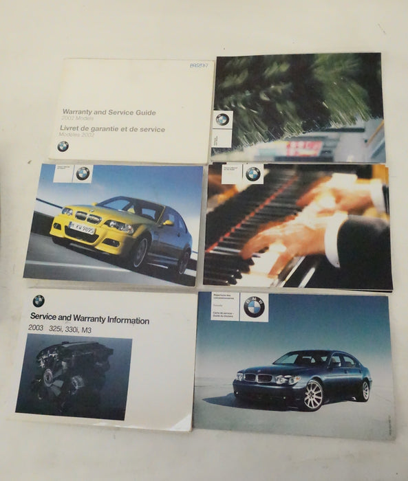 BMW E46 M3 OWNERS MANUALS