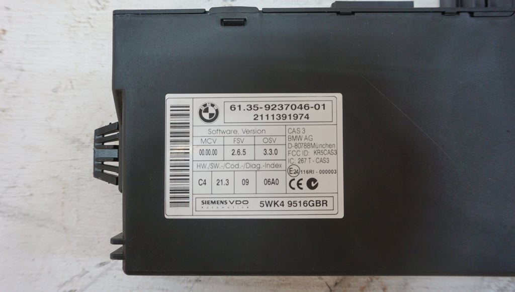 BMW E9X E82 E88 CAR ACCESS SYSTEM/CAS 3 MODULE 61359395656 Proper