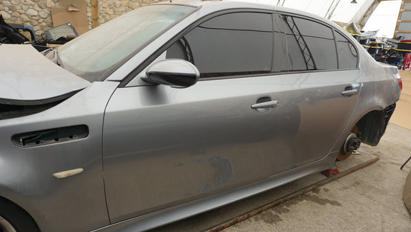 BMW E60 5 SERIES SEDAN SILVER GREY METALLIC DOORS