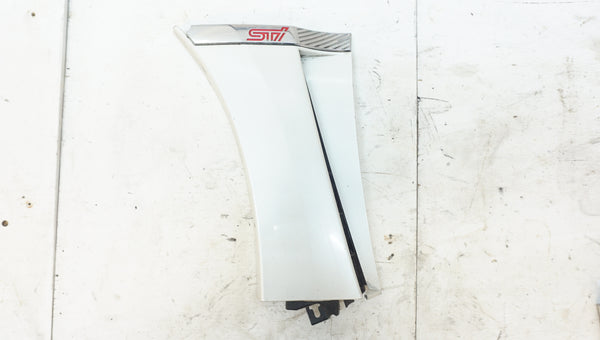 SUBARU WRX STI (GR) FENDER MOULDING TRIM LEFT 91112VA110 Satin White Pearl (37J)